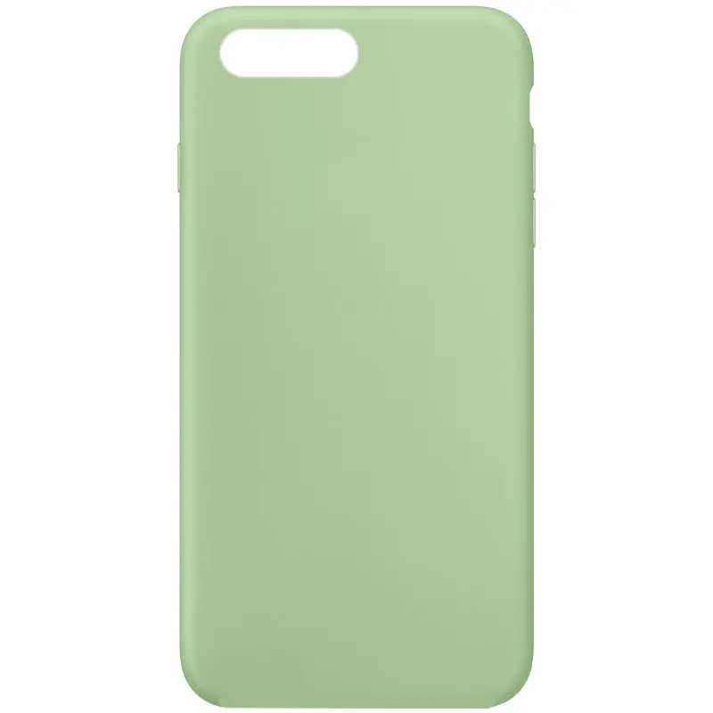 Чехол Silk Full Protective (AA) NO LOGO для Apple iPhone 7 plus / 8 plus (5.5"), Зеленый / Pistachio, Силикон, купить оптом с доставкой