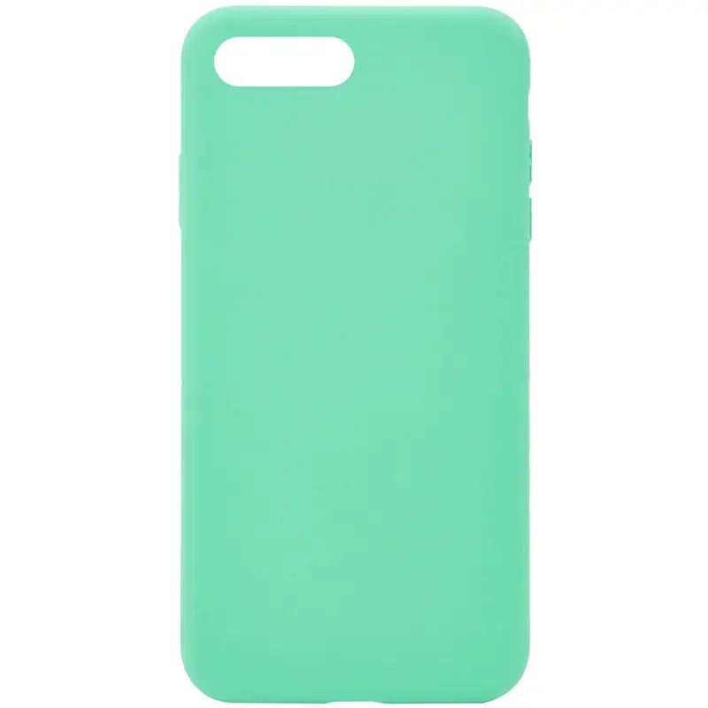Чехол Silk Full Protective (AA) NO LOGO для Apple iPhone 7 plus / 8 plus (5.5"), Зеленый / Spearmint, Силикон, купить оптом с доставкой