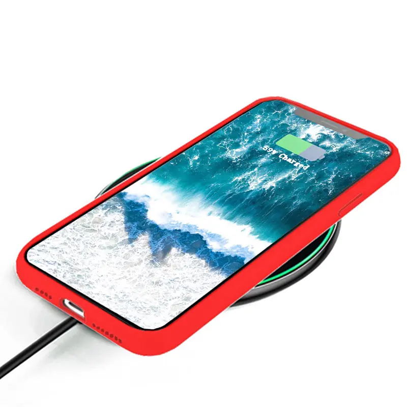 Чехол Silk Full Protective (AA) NO LOGO для Apple iPhone 7 plus / 8 plus (5.5"), Красный / Red 2, Силикон, купить оптом с доставкой