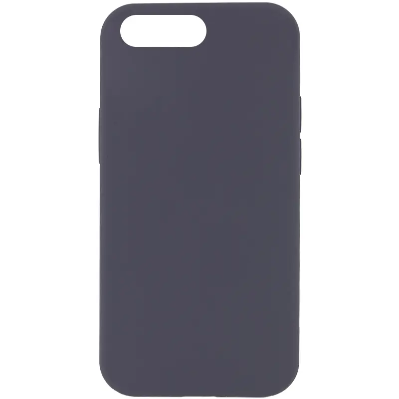 Чехол Silk Full Protective (AA) NO LOGO для Apple iPhone 7 plus / 8 plus (5.5"), Серый / Dark Gray, Силикон, купить оптом с доставкой