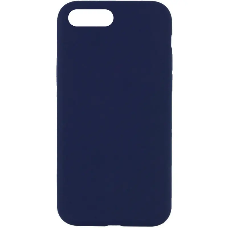 Чехол Silk Full Protective (AA) NO LOGO для Apple iPhone 7 plus / 8 plus (5.5"), Синий / Deep navy, Силикон, купить оптом с доставкой