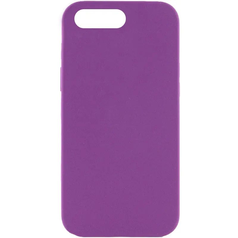 Чехол Silk Full Protective (AA) NO LOGO для Apple iPhone 7 plus / 8 plus (5.5"), Фиолетовый / Grape, Силикон, купить оптом с доставкой