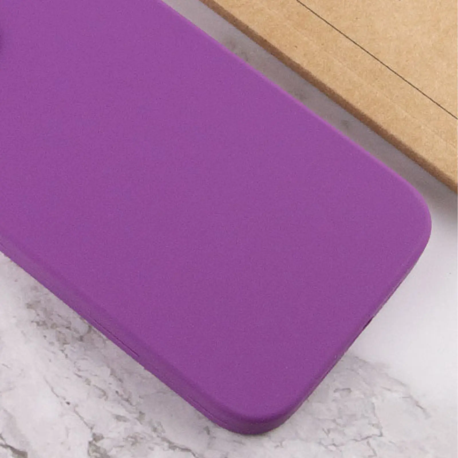 Чехол Silk Full Protective (AA) NO LOGO для Apple iPhone 7 plus / 8 plus (5.5"), Фиолетовый / Grape 1, Силикон, купить оптом с доставкой