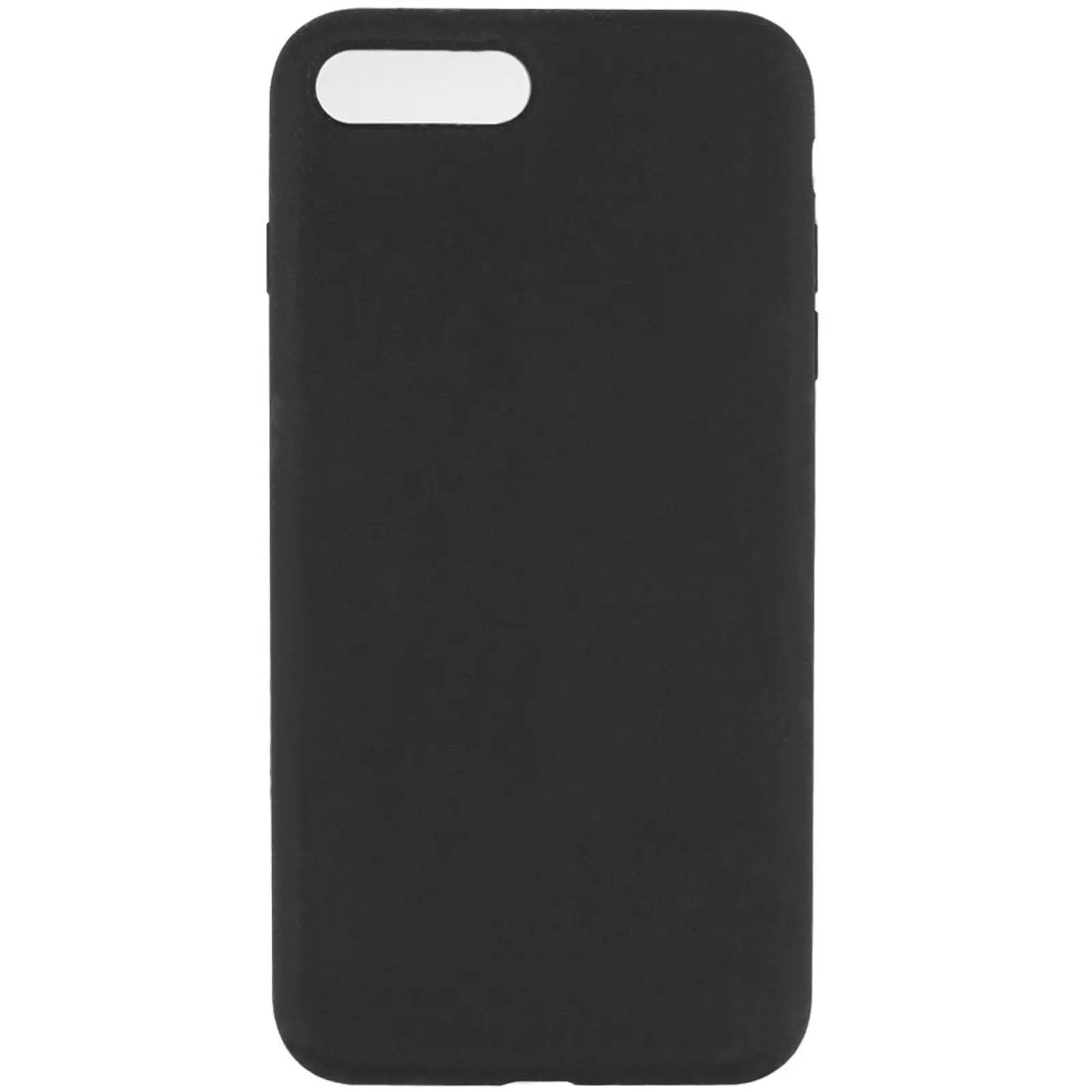 Чехол Silk Full Protective (AA) NO LOGO для Apple iPhone 7 plus / 8 plus (5.5"), Черный / Black, Силикон, купить оптом с доставкой