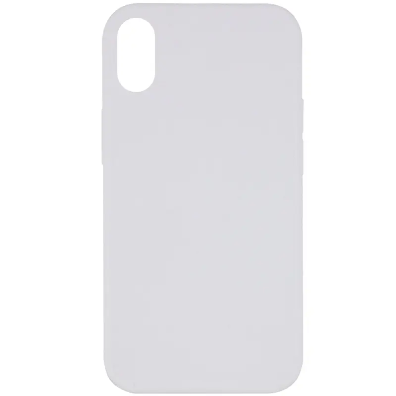 Чехол Silk Full Protective (AA) NO LOGO для Apple iPhone X / XS (5.8"), Белый / White, Силикон, купить оптом с доставкой