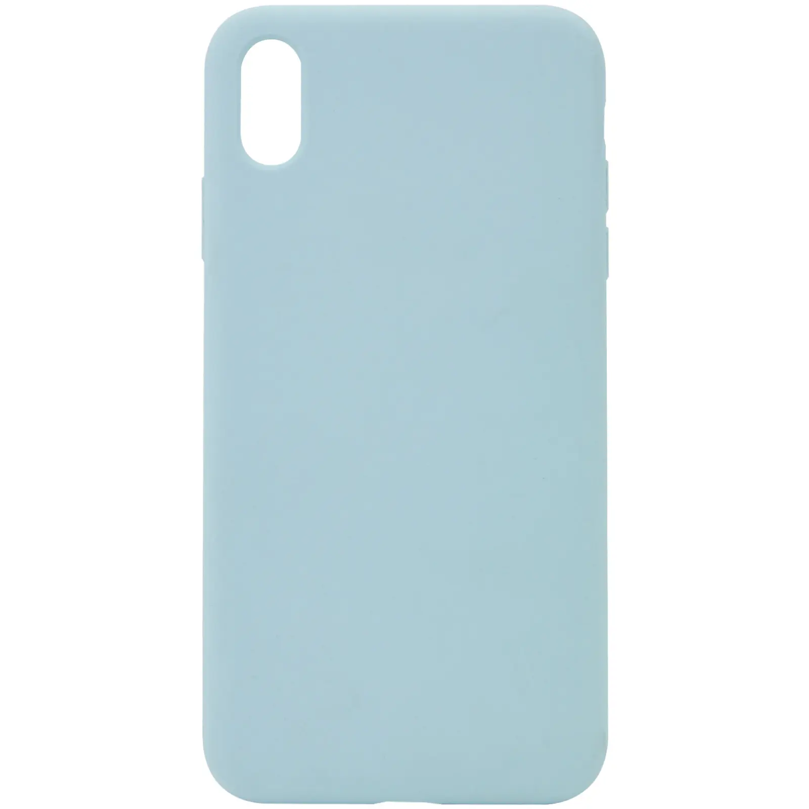 Чехол Silicone Case Full Protective (AA) NO LOGO для Apple iPhone X / XS (5.8"), Бирюзовый / Turquoise, Силикон, купить оптом с доставкой