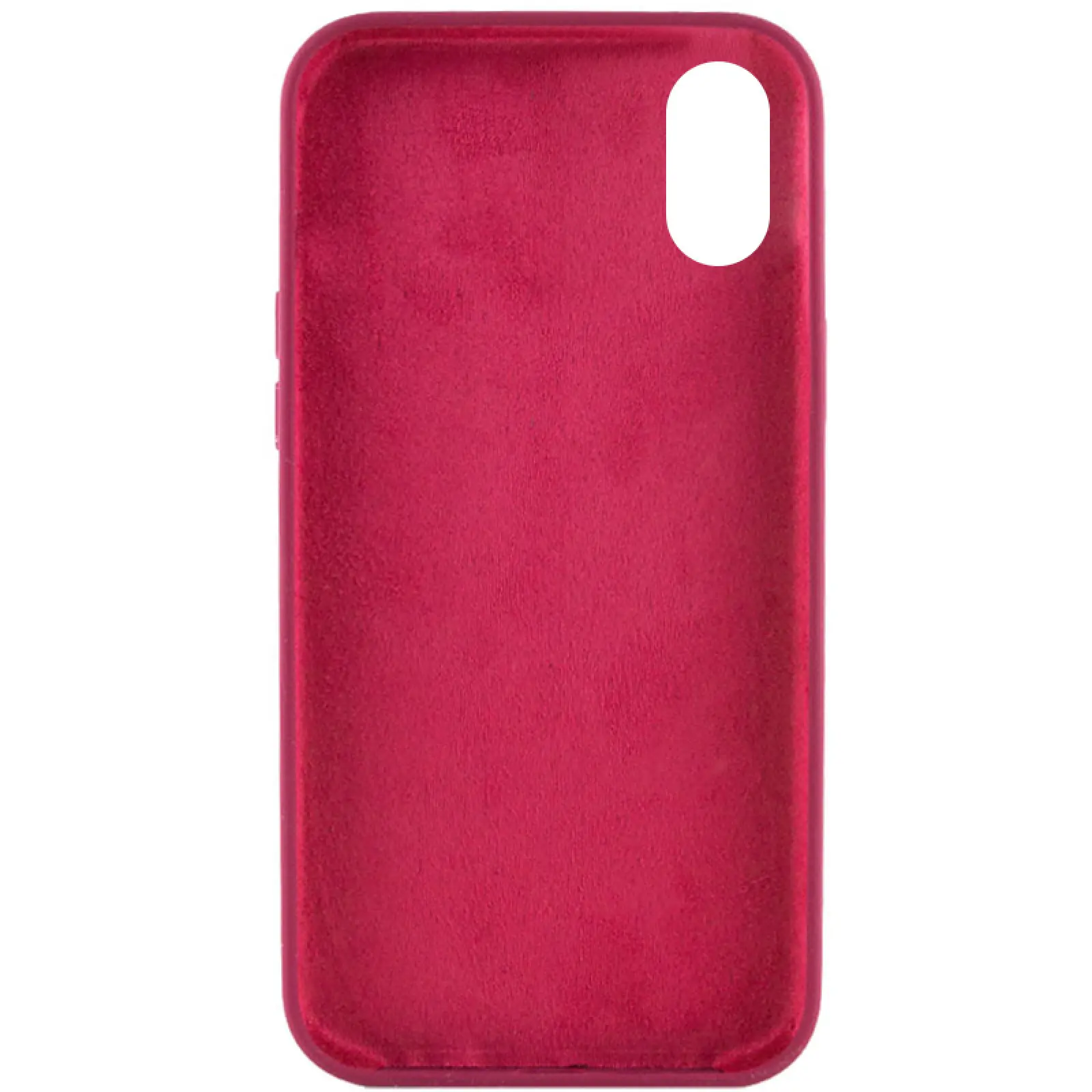 Чехол Silk Full Protective (AA) NO LOGO для Apple iPhone X / XS (5.8"), Бордовый / Maroon 2, Силикон, купить оптом с доставкой