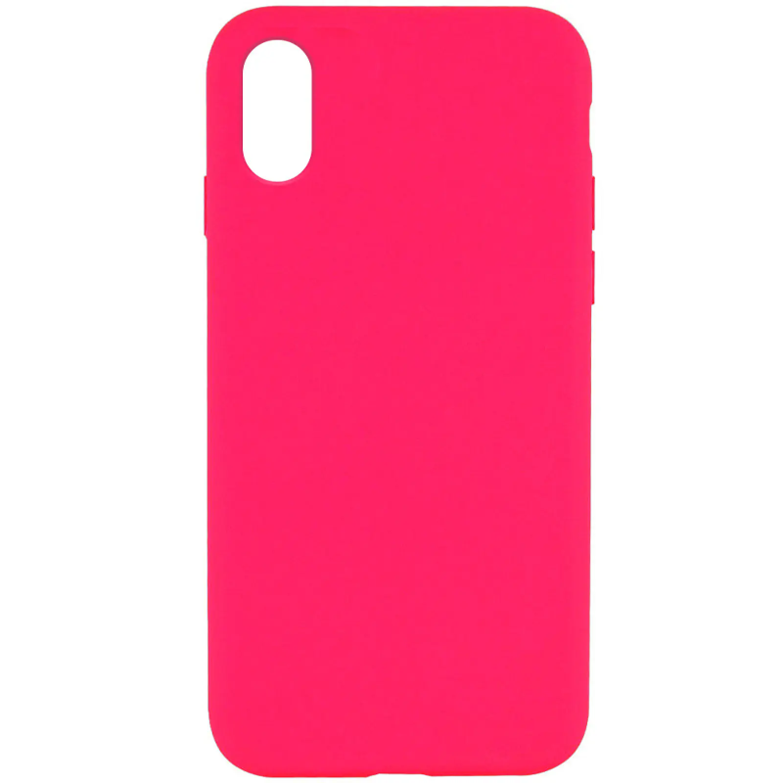 Чехол Silk Full Protective (AA) NO LOGO для Apple iPhone X / XS (5.8"), Розовый / Barbie pink, Силикон, купить оптом с доставкой