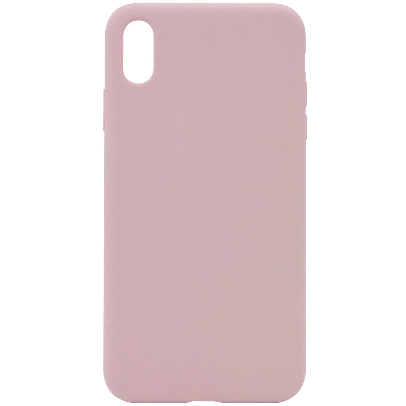 Чехол Silk Full Protective (AA) NO LOGO для Apple iPhone X / XS (5.8"), Розовый / Pink Sand, Силикон, купить оптом с доставкой