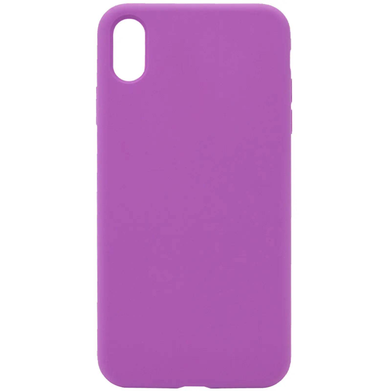 Чехол Silicone Case Full Protective (AA) NO LOGO для Apple iPhone X / XS (5.8"), Фиолетовый / Grape, Силикон, купить оптом с доставкой