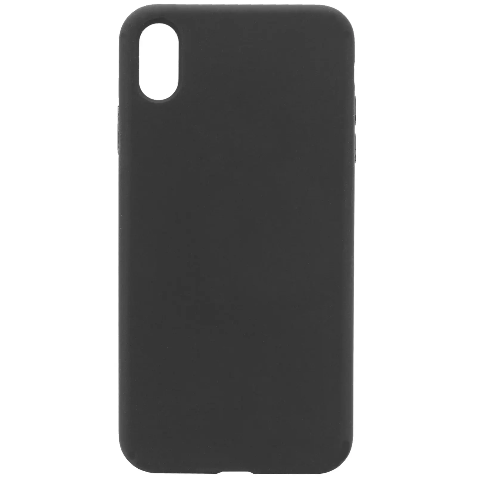 Чехол Silk Full Protective (AA) NO LOGO для Apple iPhone X / XS (5.8"), Черный / Black, Силикон, купить оптом с доставкой