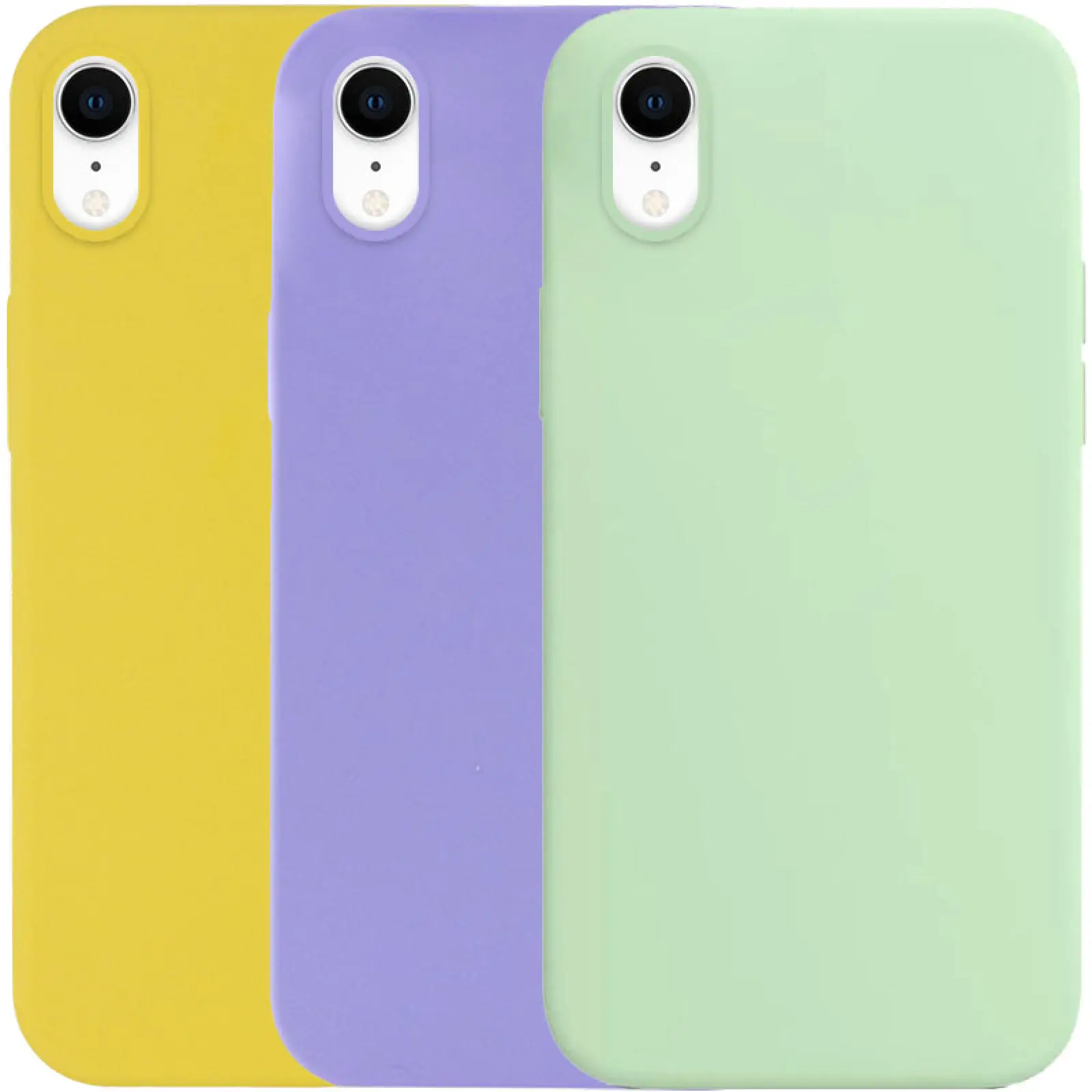 Чехол Silicone Case Full Protective (AA) NO LOGO для Apple iPhone XR (6.1"), Силикон, купить оптом с доставкой