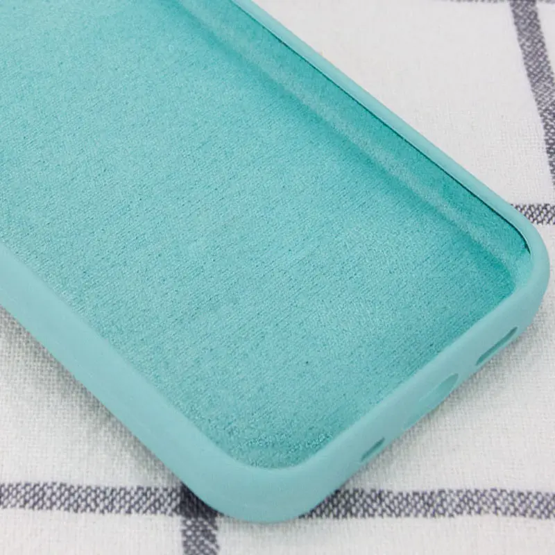 Чехол Silk Full Protective (AA) NO LOGO для Apple iPhone XR (6.1"), Бирюзовый / Marine Green 2, Силикон, купить оптом с доставкой