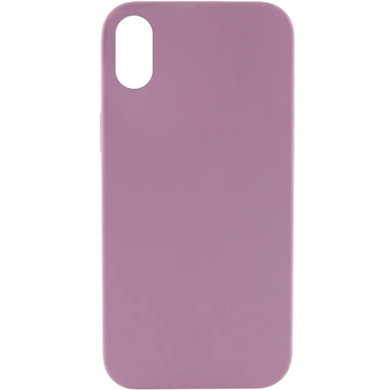 Чехол Silk Full Protective (AA) NO LOGO для Apple iPhone XR (6.1"), Лиловый / Lilac Pride, Силикон, купить оптом с доставкой