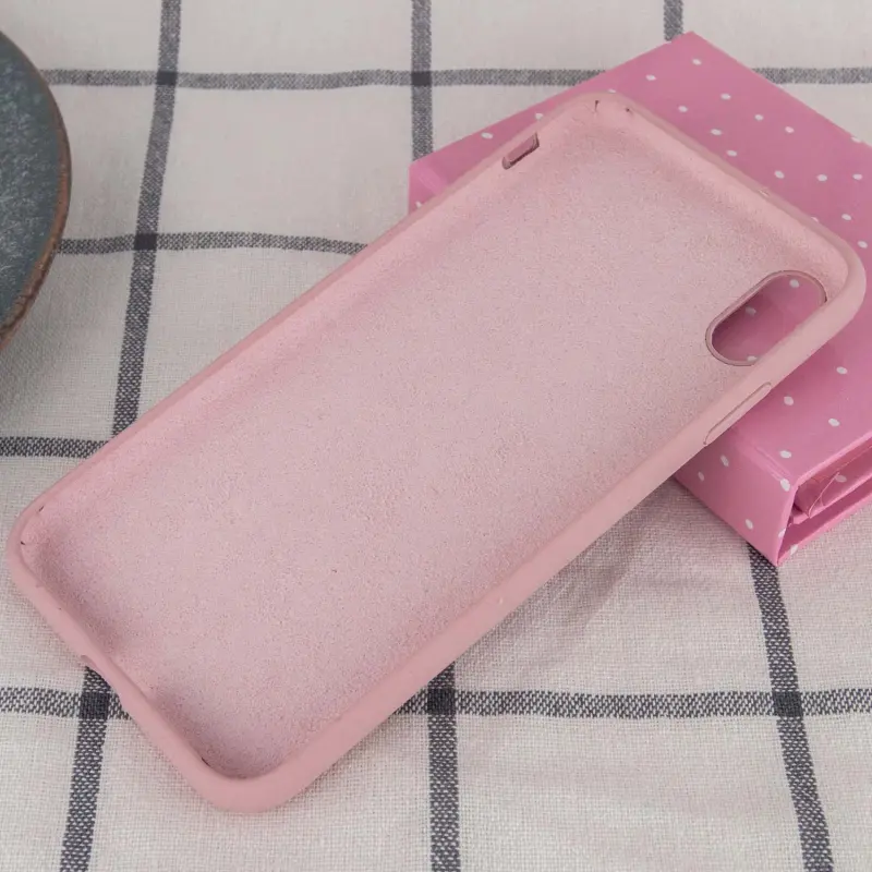 Чехол Silk Full Protective (AA) NO LOGO для Apple iPhone XR (6.1"), Розовый / Pink Sand 2, Силикон, купить оптом с доставкой