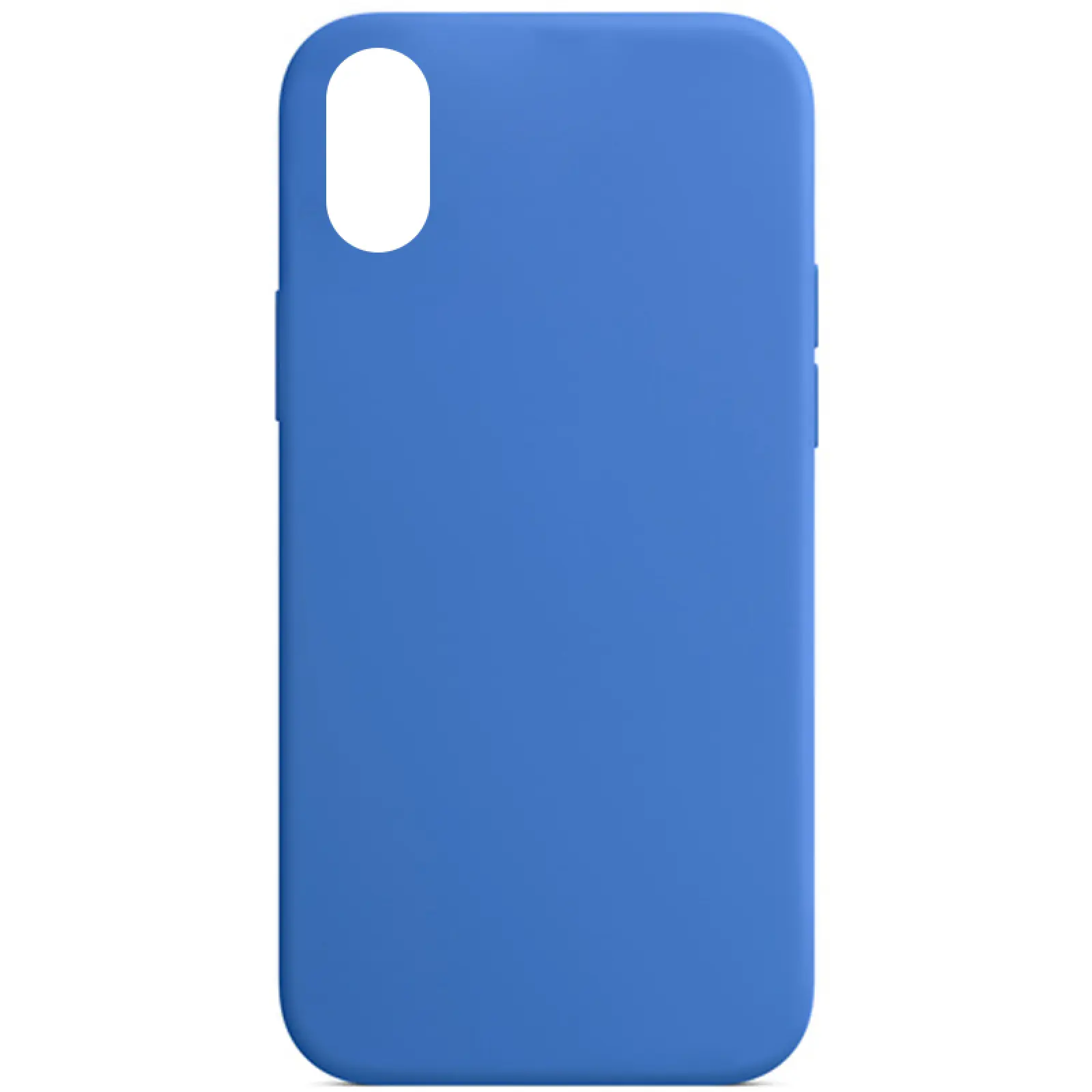 Чехол Silicone Case Full Protective (AA) NO LOGO для Apple iPhone XR (6.1"), Синий / Capri Blue, Силикон, купить оптом с доставкой