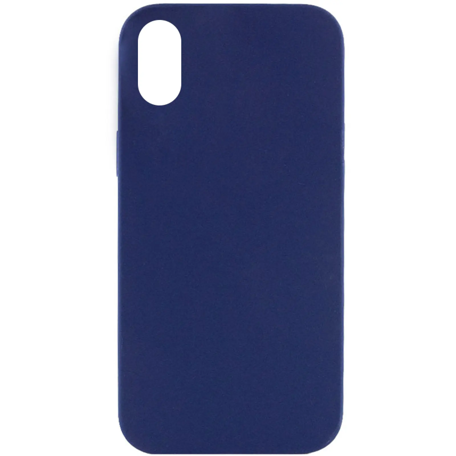 Чехол Silk Full Protective (AA) NO LOGO для Apple iPhone XR (6.1"), Синий / Deep navy, Силикон, купить оптом с доставкой
