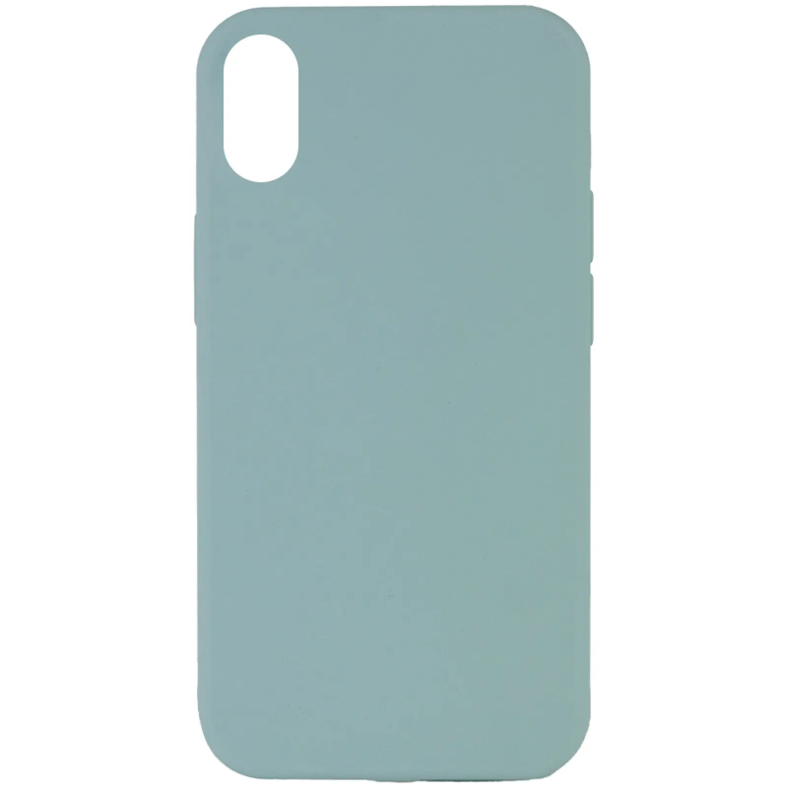 Чехол Silk Full Protective (AA) NO LOGO для Apple iPhone XS Max (6.5"), Бирюзовый / Turquoise, Силикон, купить оптом с доставкой