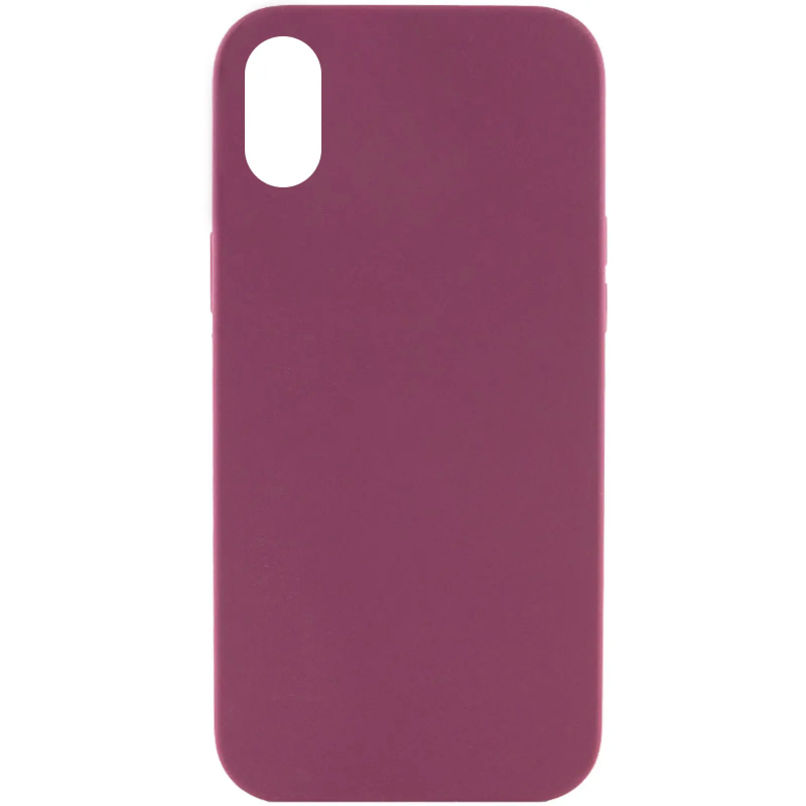 Чехол Silk Full Protective (AA) NO LOGO для Apple iPhone XS Max (6.5"), Бордовый / Plum, Силикон, купить оптом с доставкой