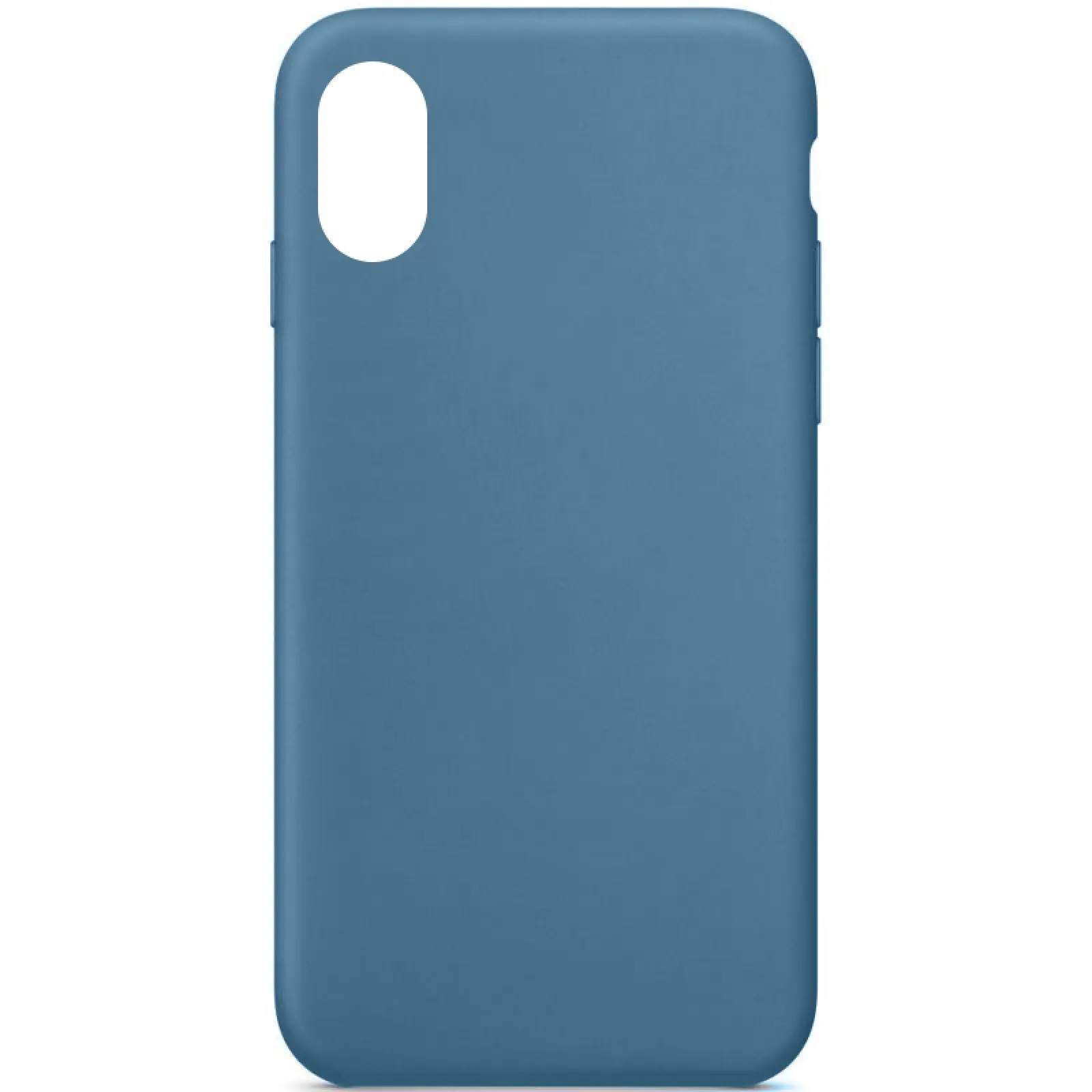 Чехол Silk Full Protective (AA) NO LOGO для Apple iPhone XS Max (6.5"), Синий / Blue Jay, Силикон, купить оптом с доставкой