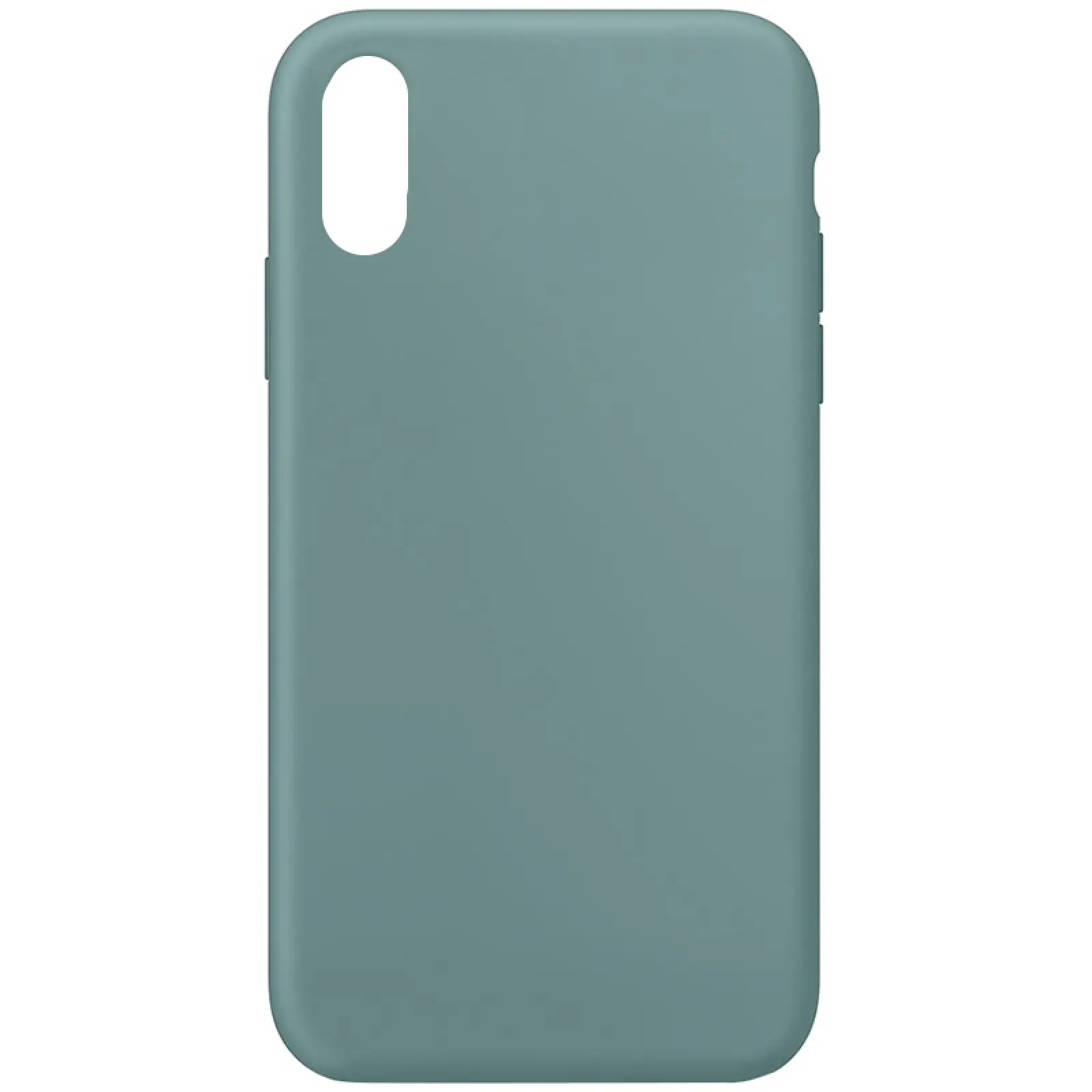 Чехол Silk Full Protective (AA) NO LOGO для Apple iPhone XS Max (6.5"), Зеленый / Cactus, Силикон, купить оптом с доставкой