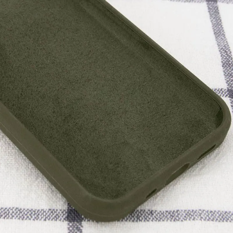 Чехол Silk Full Protective (AA) NO LOGO для Apple iPhone 11 Pro (5.8"), Зеленый / Dark Olive 1, Силикон, купить оптом с доставкой