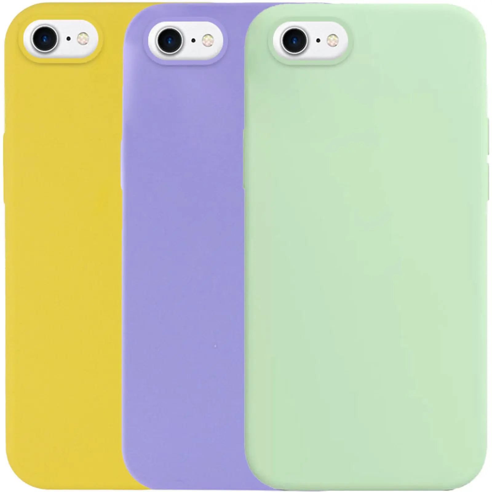 Чехол Silicone Case Full Protective (AA) NO LOGO для Apple iPhone SE (2020) / 7 / 8 (4.7"), Силикон, купить оптом с доставкой