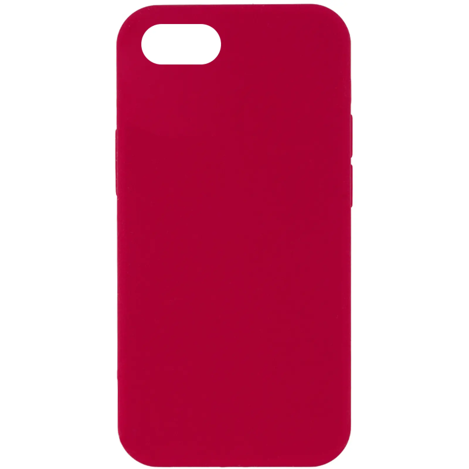 Чехол Silicone Case Full Protective (AA) NO LOGO для Apple iPhone SE (2020) / 7 / 8 (4.7"), Красный / Rose Red, Силикон, купить оптом с доставкой