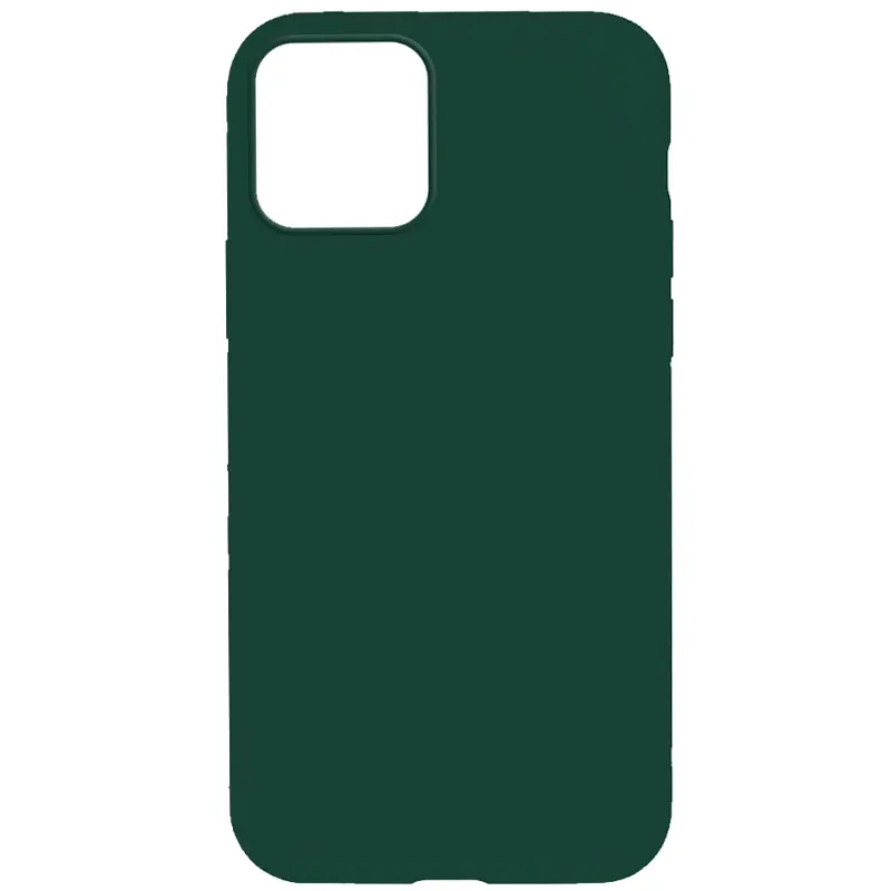 Чехол Silk Full Protective (AA) NO LOGO для Apple iPhone 12 Pro / 12 (6.1"), Зеленый / Forest green, Силикон, купить оптом с доставкой