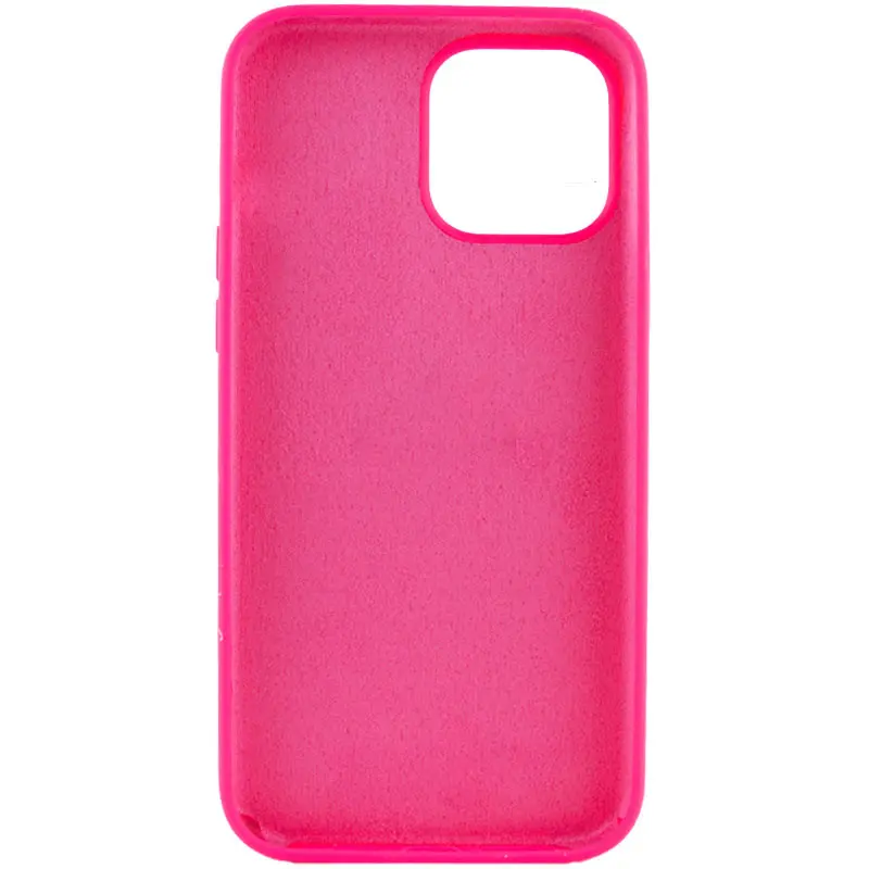 Чехол Silk Full Protective (AA) NO LOGO для Apple iPhone 12 Pro / 12 (6.1"), Розовый / Barbie pink 1, Силикон, купить оптом с доставкой