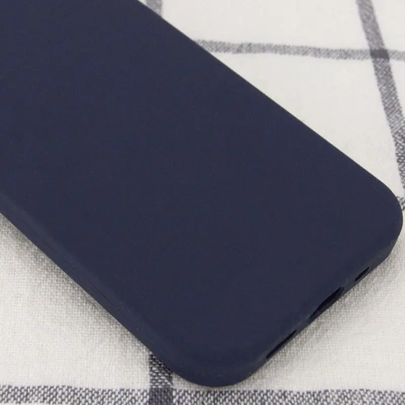 Чехол Silk Full Protective (AA) NO LOGO для Apple iPhone 12 Pro / 12 (6.1"), Темно-синий / Midnight blue 1, Силикон, купить оптом с доставкой