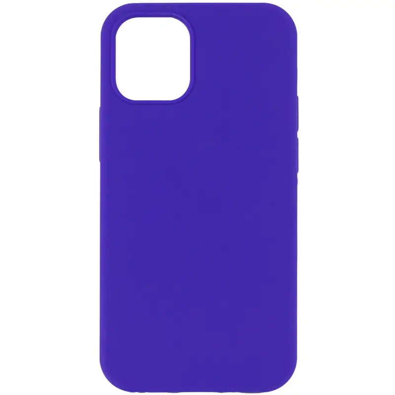 Чехол Silk Full Protective (AA) NO LOGO для Apple iPhone 12 Pro / 12 (6.1"), Фиолетовый / Ultra Violet, Силикон, купить оптом с доставкой