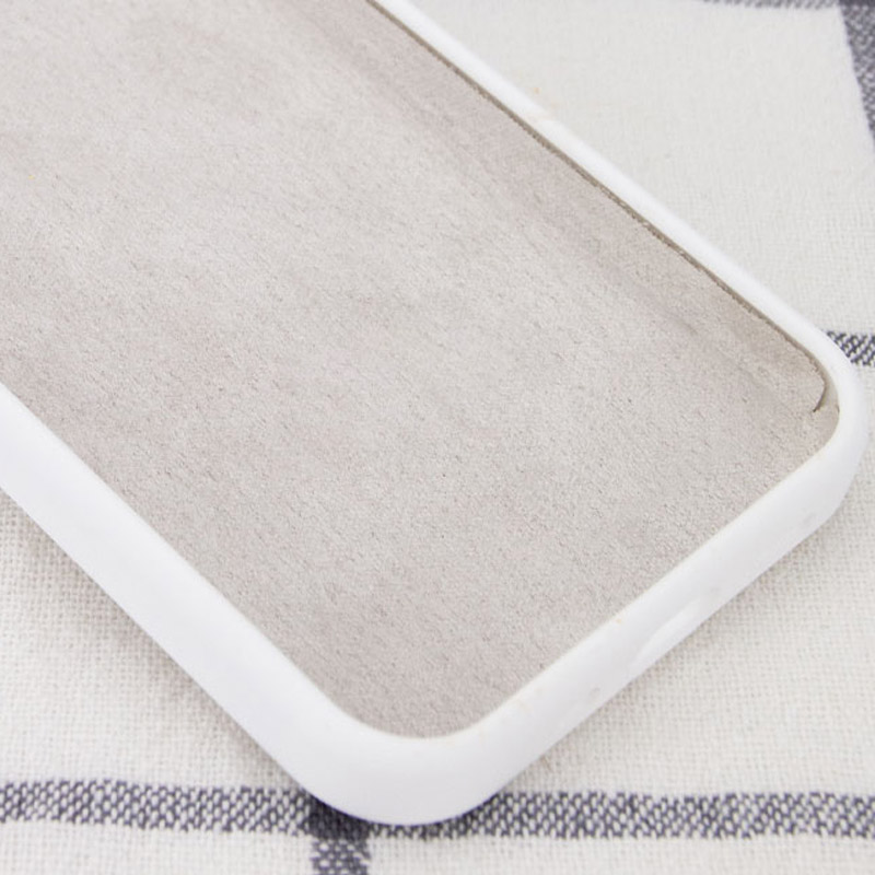 Чехол Silk Full Protective (AA) NO LOGO для Apple iPhone 12 mini (5.4"), Белый / White 2, Силикон, купить оптом с доставкой