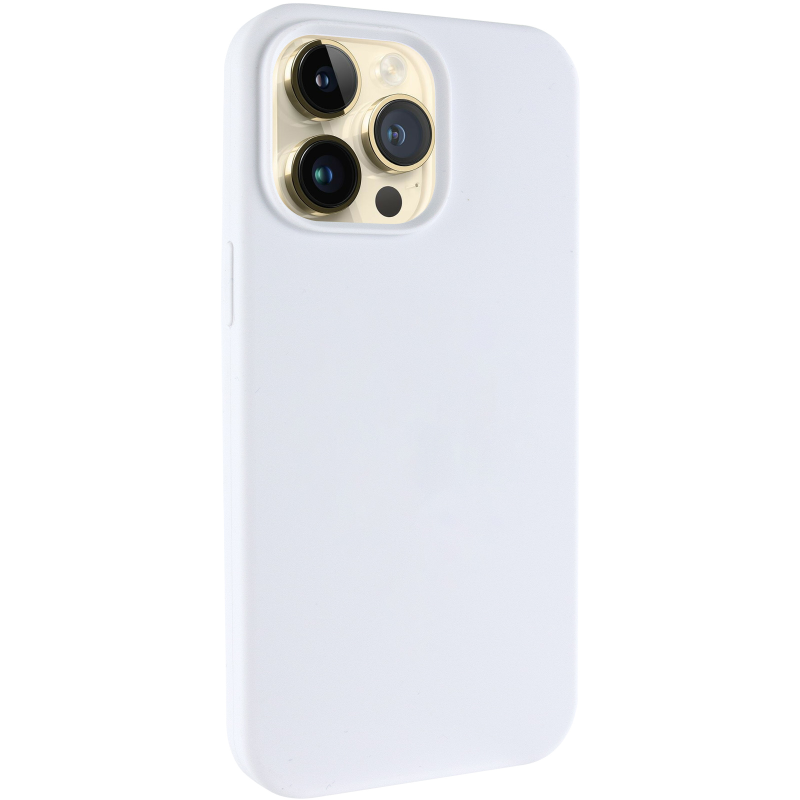 Чехол Silk Full Protective (AA) NO LOGO для Apple iPhone 13 Pro Max (6.7"), Белый / White, Силикон, купить оптом с доставкой