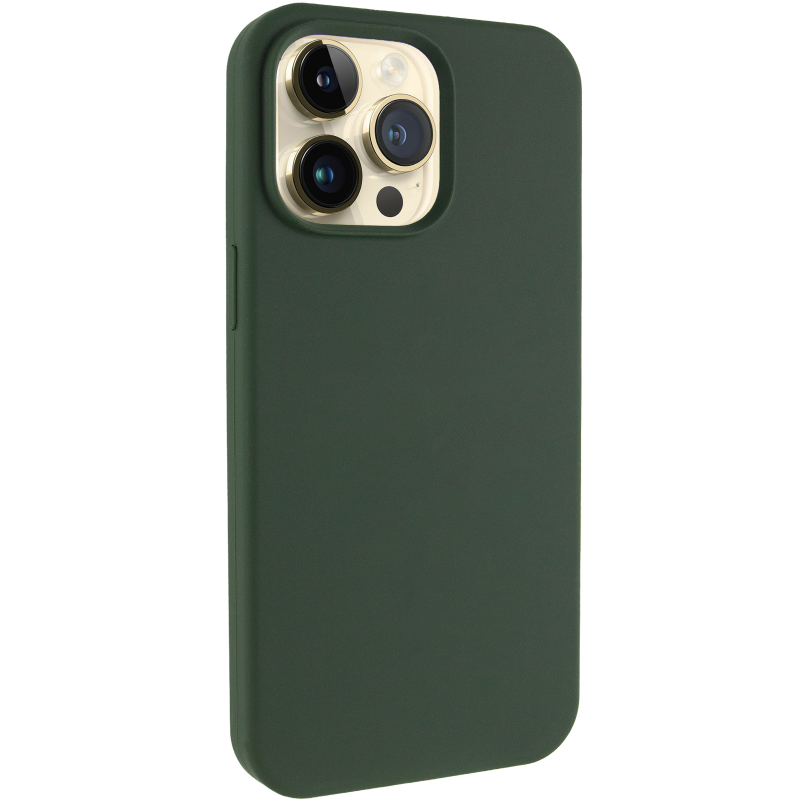 Чехол Silk Full Protective (AA) NO LOGO для Apple iPhone 13 Pro Max (6.7"), Зеленый / Cyprus Green, Силикон, купить оптом с доставкой