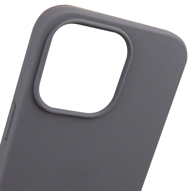Чехол Silk Full Protective (AA) NO LOGO для Apple iPhone 13 Pro Max (6.7"), Серый / Dark Gray 3, Силикон, купить оптом с доставкой