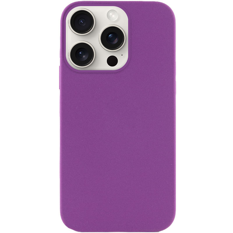Чехол Silk Full Protective (AA) NO LOGO для Apple iPhone 13 Pro Max (6.7"), Фиолетовый / Grape, Силикон, купить оптом с доставкой
