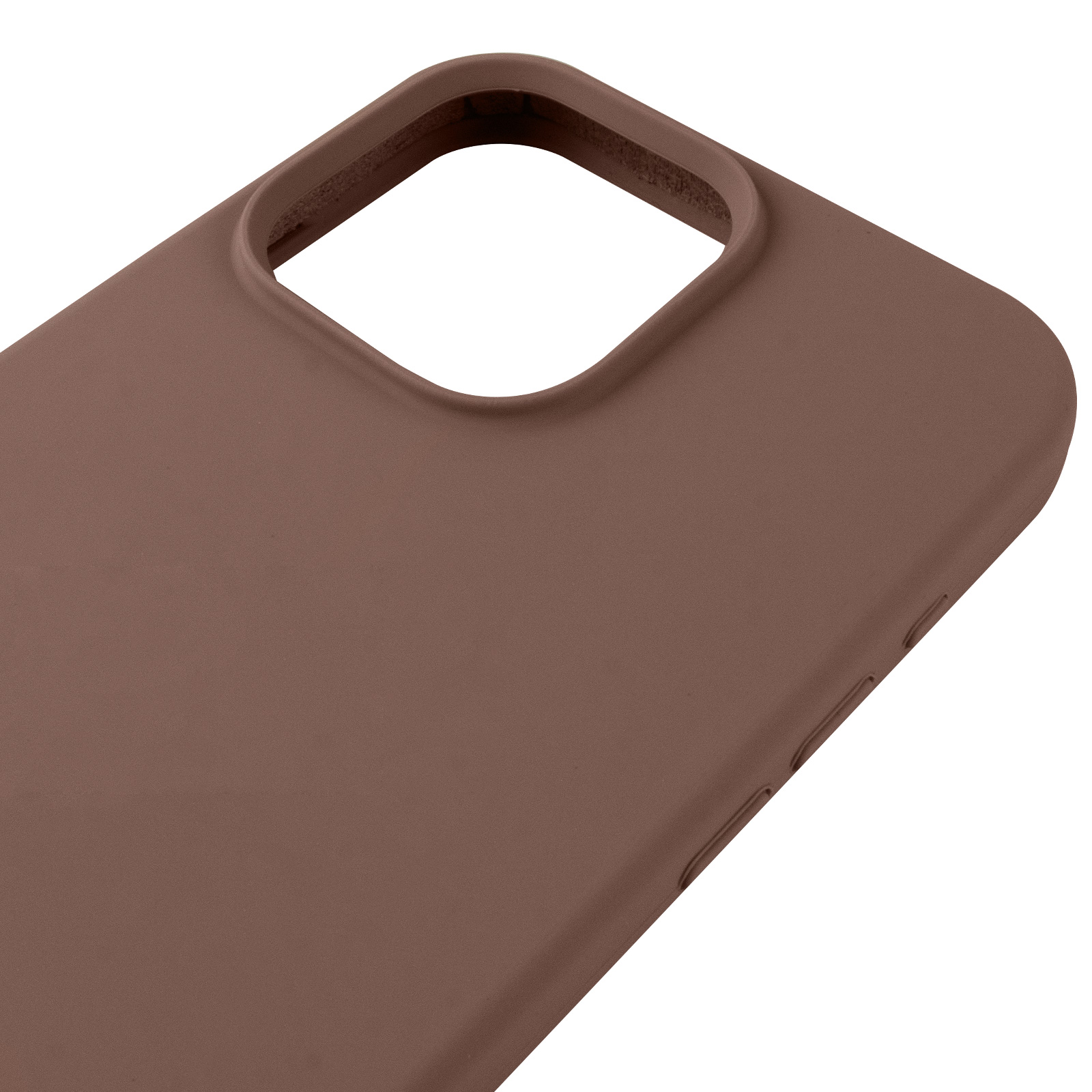 Чехол Silk Full Protective (AA) NO LOGO для Apple iPhone 13 Pro Max (6.7"), Коричневый / Brown 3, Силикон, купить оптом с доставкой