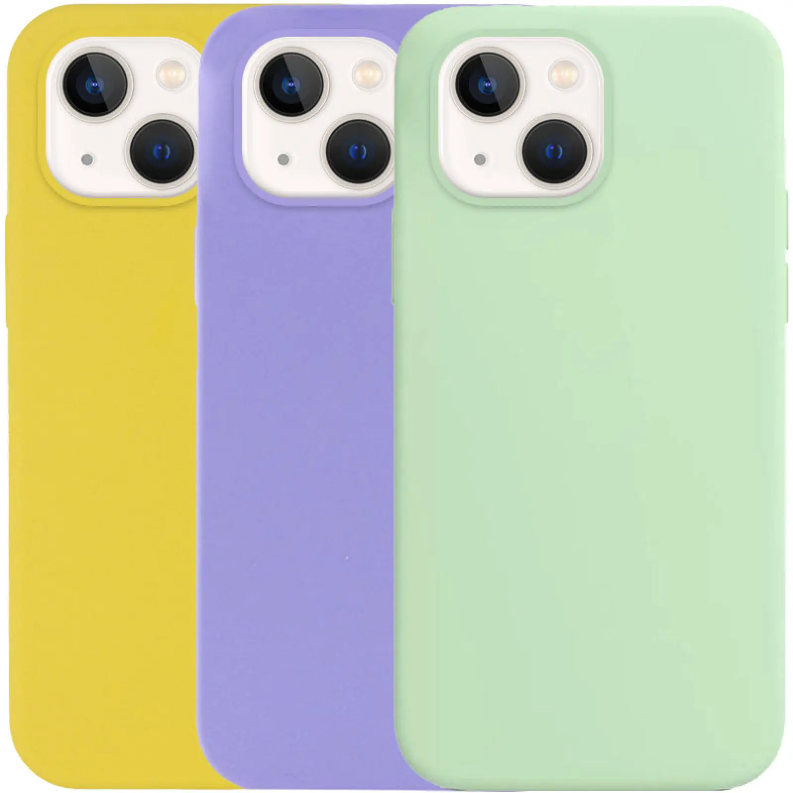 Чехол Silk Full Protective (AA) NO LOGO для Apple iPhone 13 mini (5.4"), Силикон, купить оптом с доставкой