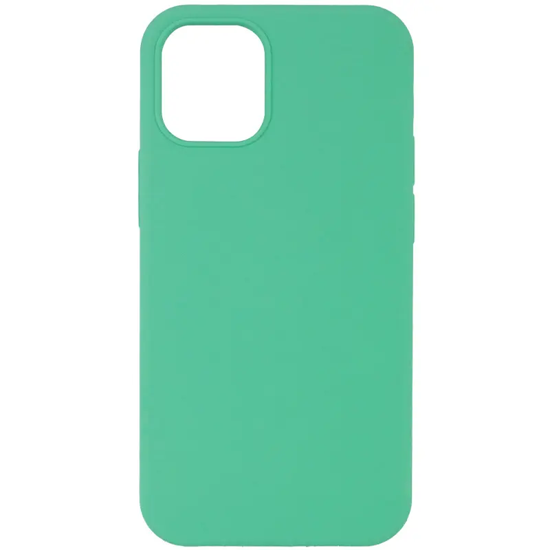 Чехол Silk Full Protective (AA) NO LOGO для Apple iPhone 13 mini (5.4"), Зеленый / Spearmint, Силикон, купить оптом с доставкой