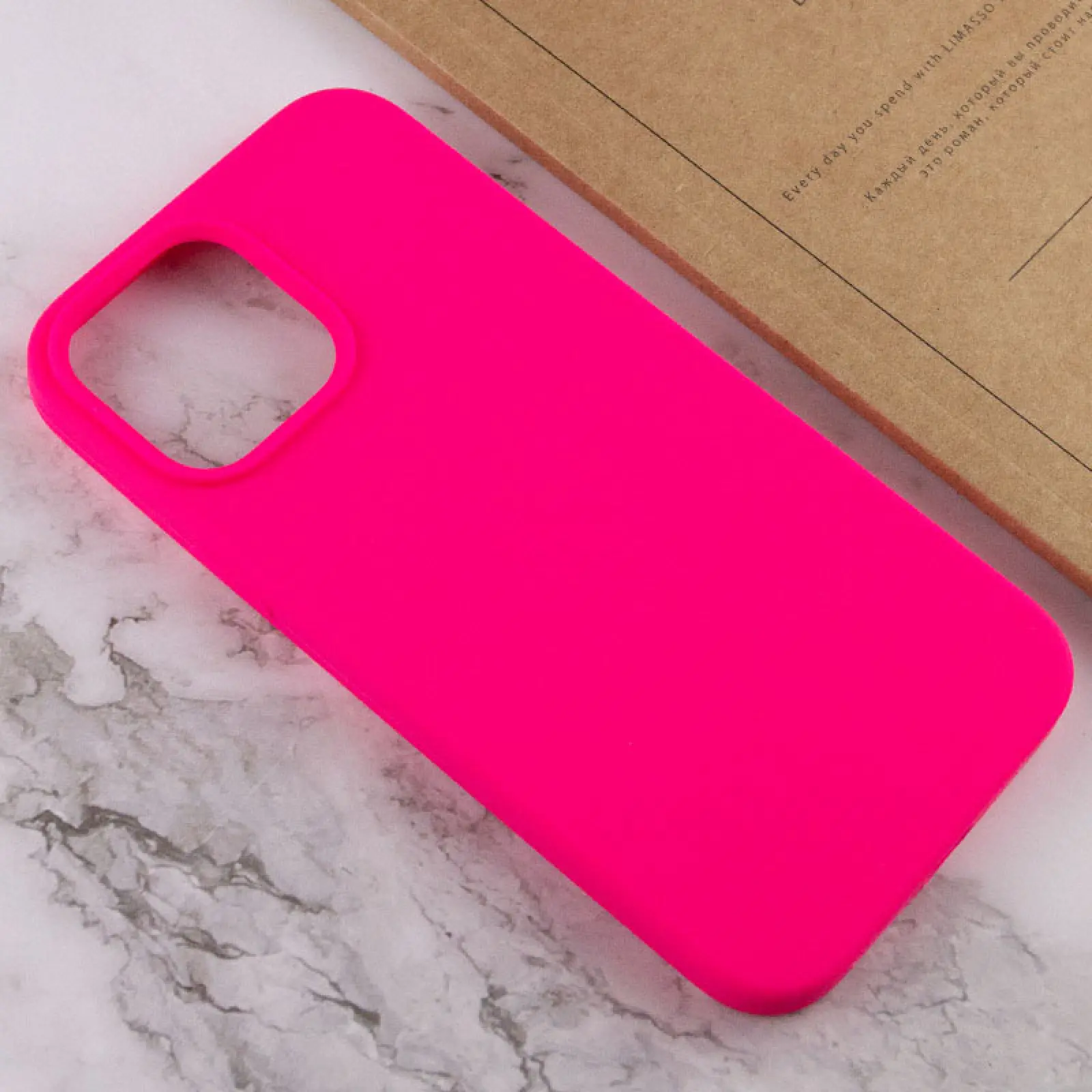 Чехол Silk Full Protective (AA) NO LOGO для Apple iPhone 13 mini (5.4"), Розовый / Barbie pink 3, Силикон, купить оптом с доставкой