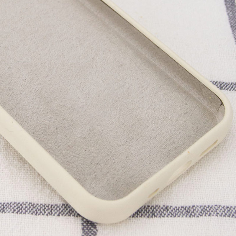 Чехол Silk Full Protective (AA) NO LOGO для Apple iPhone 13 Pro (6.1"), Бежевый / Antique White 1, Силикон, купить оптом с доставкой