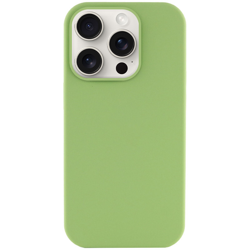 Чехол Silk Full Protective (AA) NO LOGO для Apple iPhone 13 Pro (6.1"), Мятный / Mint, Силикон, купить оптом с доставкой