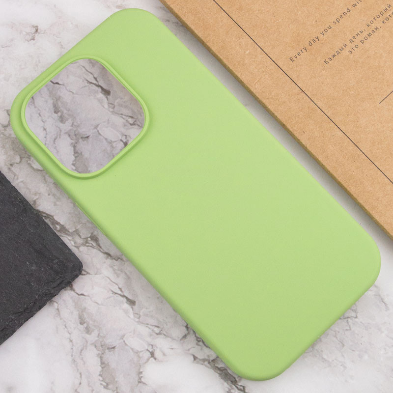 Чехол Silk Full Protective (AA) NO LOGO для Apple iPhone 13 Pro (6.1"), Мятный / Mint 4, Силикон, купить оптом с доставкой