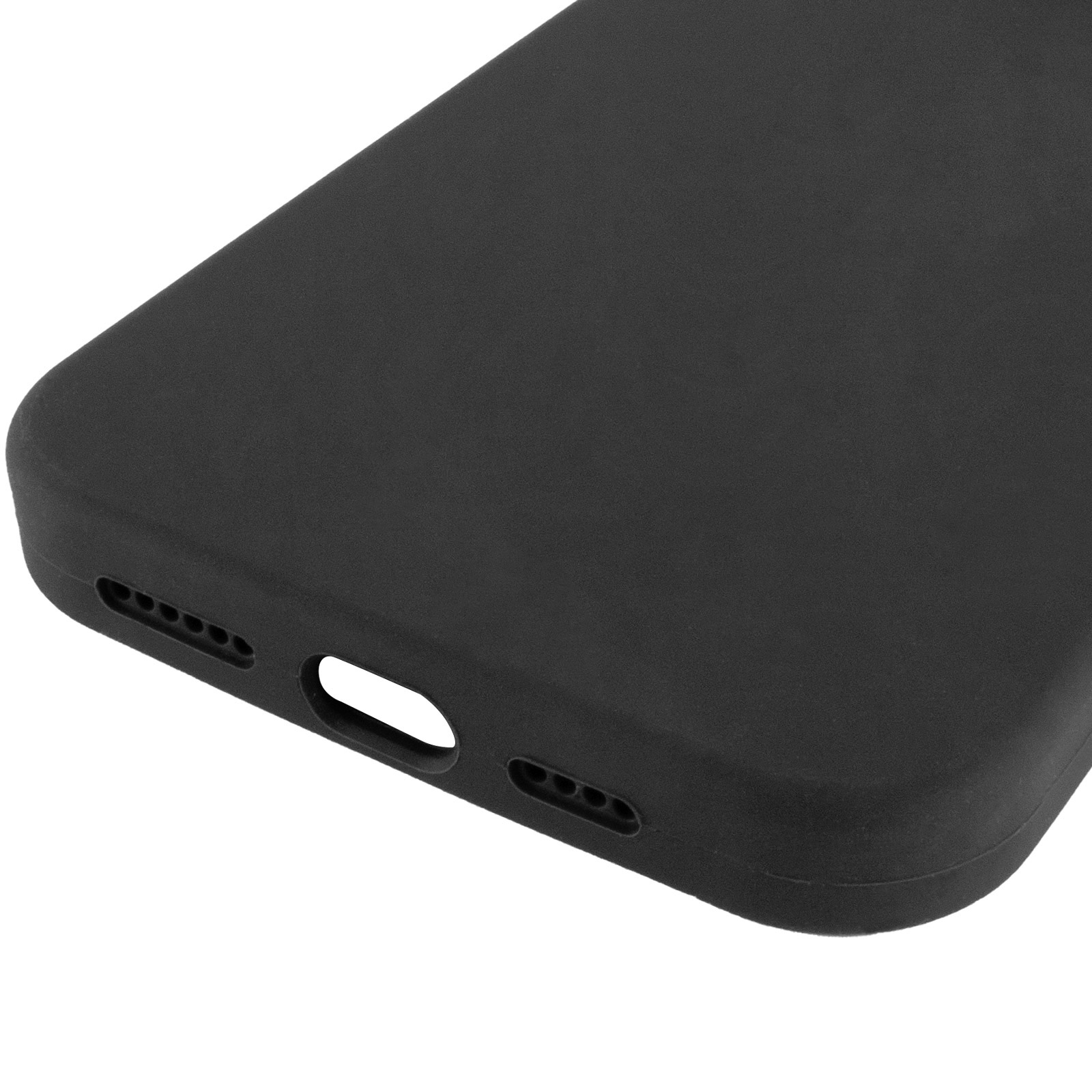 Чехол Silk Full Protective (AA) NO LOGO для Apple iPhone 13 Pro (6.1"), Черный / Black 4, Силикон, купить оптом с доставкой