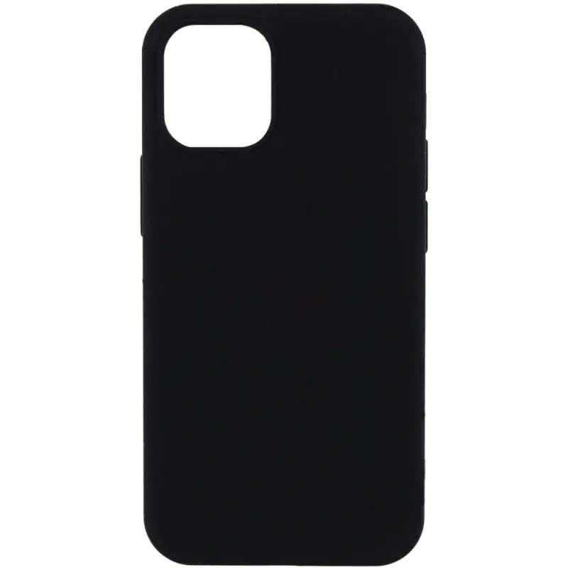 Чехол Silk Full Protective (AA) NO LOGO для Apple iPhone 13 (6.1"), Черный / Black, Силикон, купить оптом с доставкой