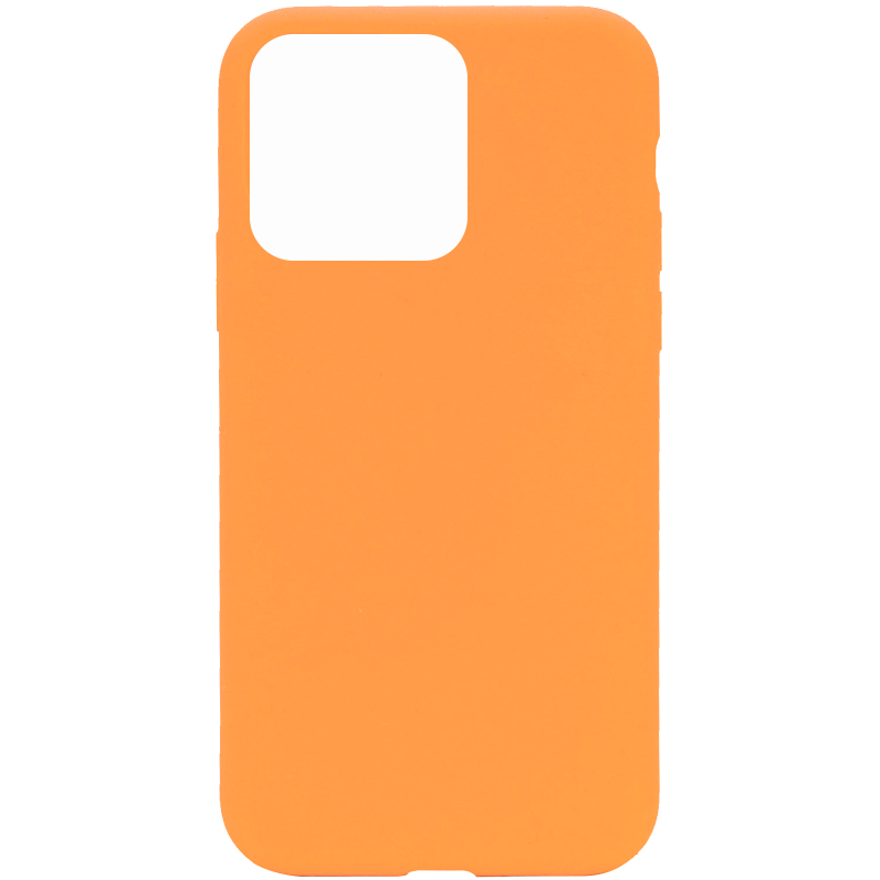 Чехол Silk Full Protective (AA) NO LOGO для Apple iPhone 14 Pro (6.1"), Оранжевый / Orange, Силикон, купить оптом с доставкой