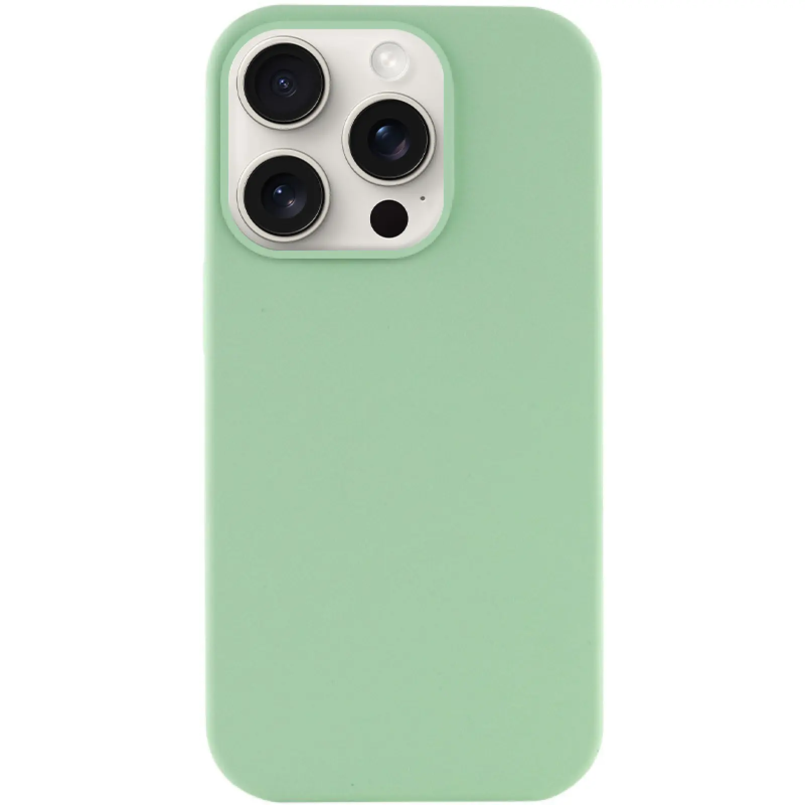 Чехол Silicone Case Full Protective (AA) NO LOGO для Apple iPhone 14 Pro (6.1"), Зеленый / Pistachio, Силикон, купить оптом с доставкой