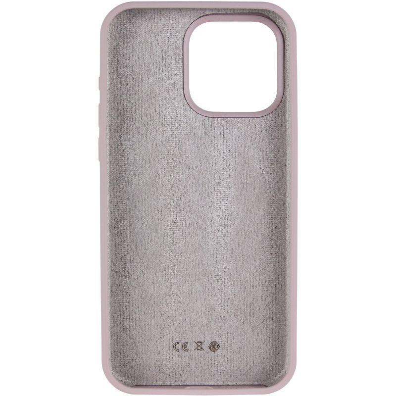 Чехол Silk Full Protective (AA) NO LOGO для Apple iPhone 14 Pro (6.1"), Серый / Lavender 2, Силикон, купить оптом с доставкой