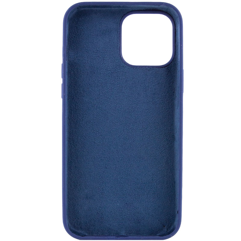 Чехол Silk Full Protective (AA) NO LOGO для Apple iPhone 14 Pro (6.1"), Синий / Deep navy 2, Силикон, купить оптом с доставкой